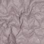 Preview: 0,5 MTR. ♥ ABGESTEPPTER JACKENSTOFF GLITZER FOIL HERZEN ♥
