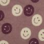 Preview: 0,5 MTR. ♥ TEDDY SMILEYS MAUVE ♥