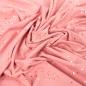 Preview: 0,50 MTR. ♥ GOLDEN BLUSH MAUVE FOIL JERSEY ♥