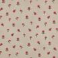 Preview: 0,5 MTR. ♥ RIPPSTRICK JERSEY  BLÜMCHEN NATURAL ♥