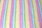 Preview: 0,5 MTR. ♥ FROTTEE MULTICOLOR STRIPES - 100% BAUMWOLLE  ♥