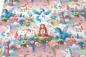Preview: 0,50 MTR.  FEEN & EINHORN WIESE ROSE JERSEY