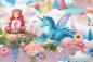 Preview: 0,50 MTR.  FEEN & EINHORN WIESE ROSE JERSEY