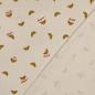 Preview: 0,5 MTR. ♥ RIPPSTRICK JERSEY NATURAL CROISSANTS ♥