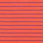 Preview: 0,5 MTR. ♥ FROTTEE STREIFEN ORANGE / LILA ♥