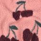 Preview: 0,5 MTR. ♥ TEDDY JACQUARD KIRSCHEN MAUVE  ♥