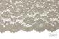 Preview: 0,5 MTR. ♥ SPITZE BLüTeNTRAUM - TAUPE/SAND - Spitzenstoff ♥