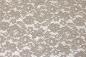 Preview: 0,5 MTR. ♥ SPITZE BLüTeNTRAUM - TAUPE/SAND - Spitzenstoff ♥