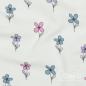 Preview: 0,5 MTR. ♥ WAFFEL STRICKJERSEY - FLOWERS FLIEDER/ROSE ♥