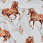 Preview: 0,50 MTR.  ♥ PFERDETRAUM WEISS DIGITAL JERSEY ♥