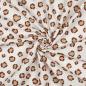 Preview: 0,5 MTR. ♥ MuSSELIN LEO NATURAL ♥