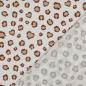 Preview: 0,5 MTR. ♥ MuSSELIN LEO NATURAL ♥