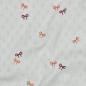 Preview: 0,5 MTR.  ♥ BAUMWOLLJERSEY POINTOILLE Lochstickerrei -SCHLEIFCHEN ♥