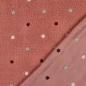 Preview: 0,5 MTR. ♥ TEDDY GESTICKTE DAISIES PUDER ♥