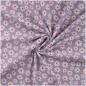 Preview: 0,5 MTR. ♥ RIPPSTRICK JERSEY DAISIES FLIEDER ♥