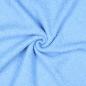 Preview: 0,5 MTR. ♥ TEDDY BOUCLE  - FLEECE INNENSEITE   DOUBLEFACE HELLBLAU ♥