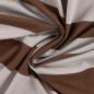 Preview: 0,50 MTR. XL STREIFEN BRAUN SAND - FRENCH TERRY