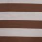 Preview: 0,50 MTR. XL STREIFEN BRAUN SAND - FRENCH TERRY