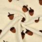 Preview: 0,50 MTR. ♥ TEDDY COZY ACORNS EICHELN ♥