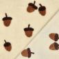 Preview: 0,50 MTR. ♥ TEDDY COZY ACORNS EICHELN ♥