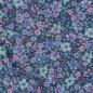 Preview: 0,5 MTR.♥ BLÜTENMEER PETROL BAUMWOLL POPELINE ♥