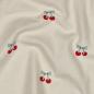 Preview: 0,5 MTR. FLANNEL CHERRIES 100% BAUMWOLLE