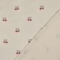 Preview: 0,5 MTR. FLANNEL CHERRIES 100% BAUMWOLLE