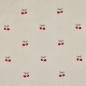 Preview: 0,5 MTR. FLANNEL CHERRIES 100% BAUMWOLLE