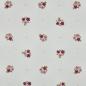 Preview: 0,5 MTR. FLANNEL BLÜMCHEN NATUR 100% BAUMWOLLE