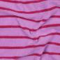 Preview: 0,5 MTR. ♥ FROTTEE STREIFEN ROSA / PINK ♥