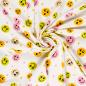 Preview: 0,50 MTR. ♥ SMILEY COLOURFUL ROSA JERSEY ♥