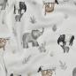Preview: 0,5 MTR. ♥ RIPPSTRICK JERSEY  SAFARI NATUR ♥