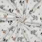 Preview: 0,5 MTR. ♥ RIPPSTRICK JERSEY  SAFARI NATUR ♥