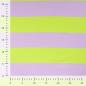 Preview: 0,50 MTR. XL STREIFEN FLIEDER LIME - FRENCH TERRY