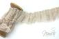 Preview: 1 MTR. ♥ RüSCHENBORTE PLISSE TÜLL Beige ♥