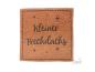 Preview: 1 Stück - KuNSTLEDER LABEL - KLEINER FRECHDACHS  - AUFNÄHER MIT VORGEDRUCKTER NÄHNAHT -  45mm x45mm
