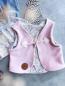 Preview: 1 Stück ♥ Dufflecoat-Verschluss HERZ - RoSE - Knebelknopf - zweiteilig ♥