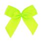 Preview: 1 Stück - XL SATIN SCHLEIFE - NEON/GRÜN  - 6,5cm