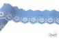 Preview: ♥1 Mtr. WäSCHESPITZE BLOOME - ZWEIFARBIG - LIGHT JEANS/WEISS - 5cm ♥ -