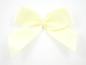 Preview: 1 Stück - XL SATIN SCHLeife - BUTTER LEMON - 6,5cm