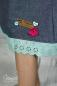 Preview: ♥1 Mtr. Wäschespitze - BLUMENRANKE - 6cm - MINT ♥