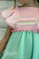 Preview: ♥1 Mtr. IBiZA Fransenband MiNT- 4,5cm ♥