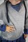 Preview: 1 MTR. ♥ XXL Gedrehte Hoodie Kordel DUNKELBLAU meliert - 12mm ♥