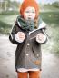 Preview: 0,50 MTR. WeiCHER WoLLWALK -  KHAKI MELANGE - 100% WoLLE  (mulesingfrei)