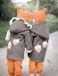 Preview: 0,50 MTR. WeiCHER WoLLWALK -  KHAKI MELANGE - 100% WoLLE  (mulesingfrei)
