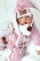 Preview: 0,50 MTR. KuSCHLIGER GLITZER SWEAT - ROSA/SILBER