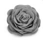 Preview: 1 Stck. ♥ RoSENBLüTE GRau - 4cm ♥