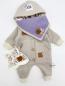 Preview: 0,5 MTR. ♥ LoCHSTICKEREI  MuSSELIN - ANTIKLILA - DouBLE GAUZE ♥