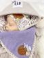 Preview: 0,5 MTR. ♥ Doubelface Baumwollfleece BEIGE MELANGE - 100% Baumwolle ♥