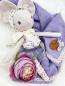 Preview: 0,5 MTR. ♥ LoCHSTICKEREI  MuSSELIN - ANTIKLILA - DouBLE GAUZE ♥